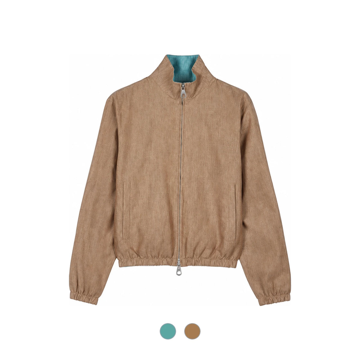 Loro Piana Women’s Linen Bomber Jacket FAQ0520 B5ZH