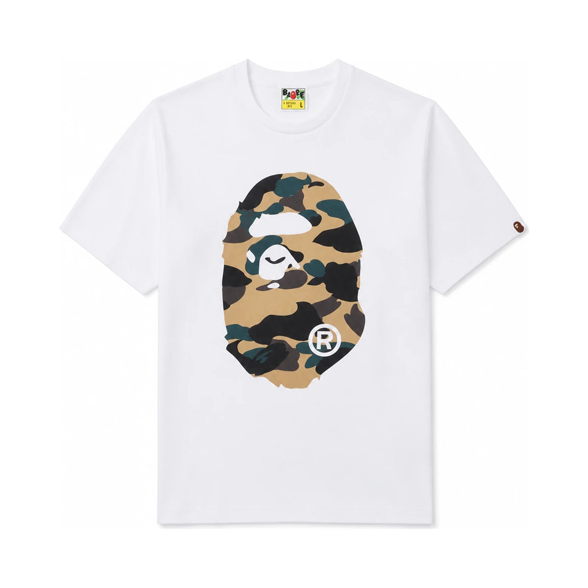 BAPE First Camo Big Ape Men’s T-Shirt 001TEM301015MWHD