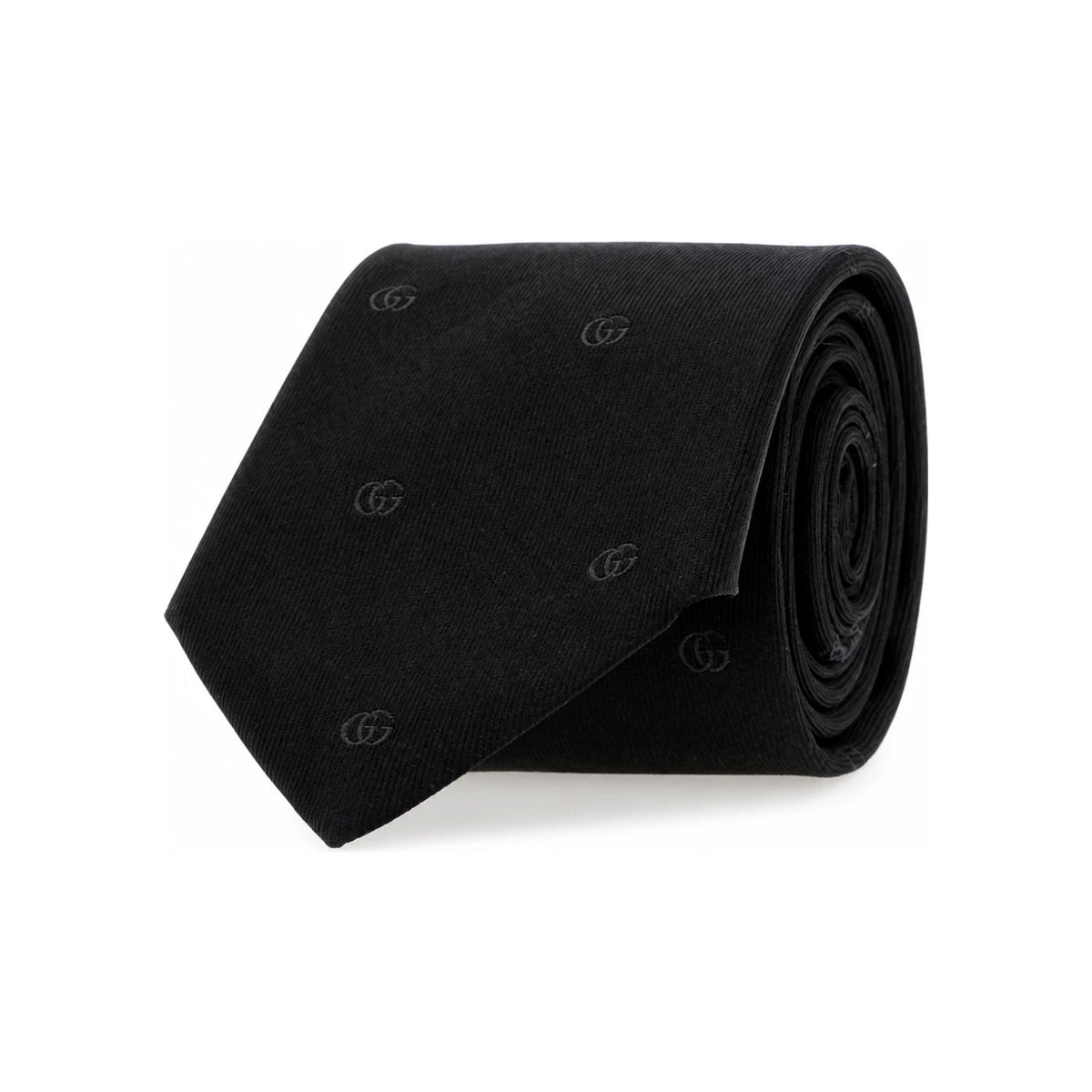 GUCCI Black Silk Tie
