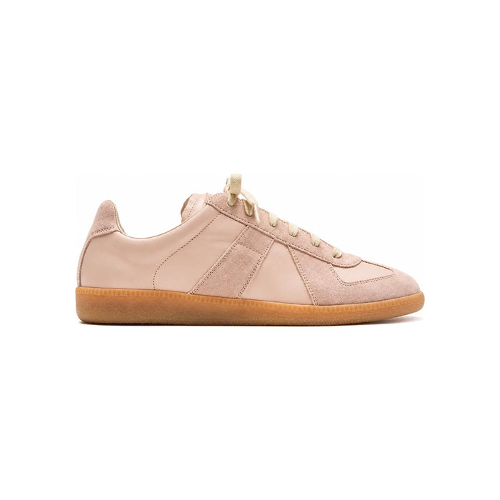 Maison Margiela White Leather German Army Low-Top Sneakers Men