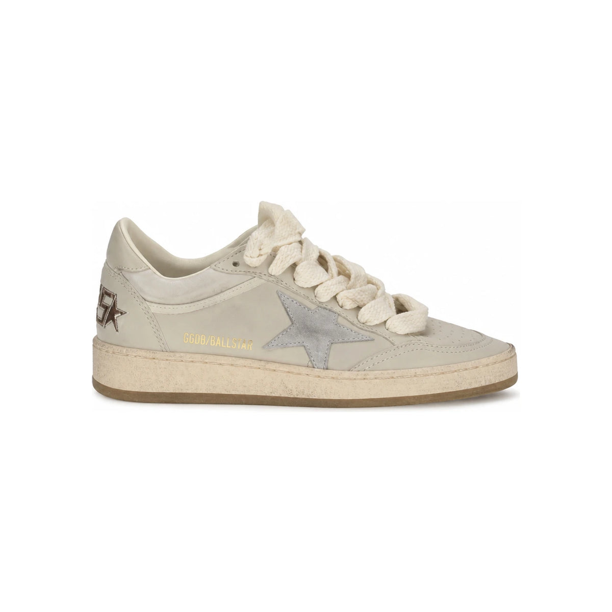 GOLDEN GOOSE Ball Star Suede Star Low-Top Sneakers White