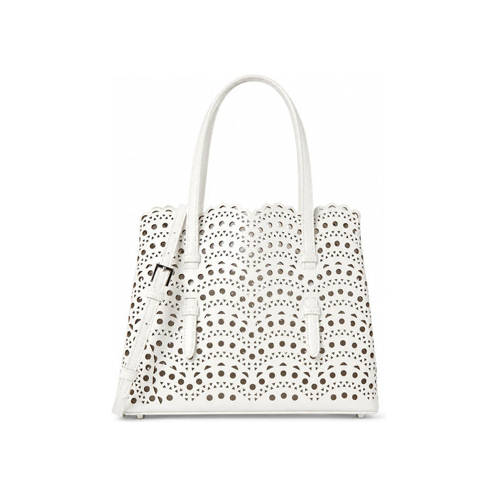 ALAIA Mina 25 Women’s Leather Tote Bag