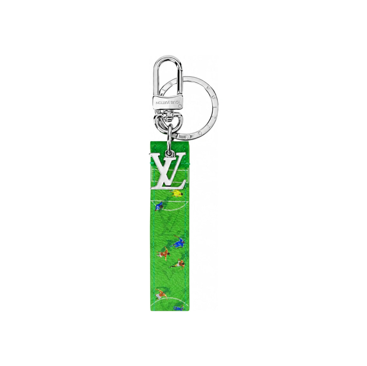 Louis Vuitton LV Dragonne Sport Key Holder Bag Charm Green M04173