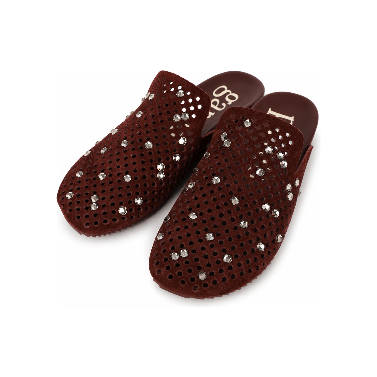 Pedro Garcia Crystal Studded Utility Clog Slippers BRAIDY 05 012
