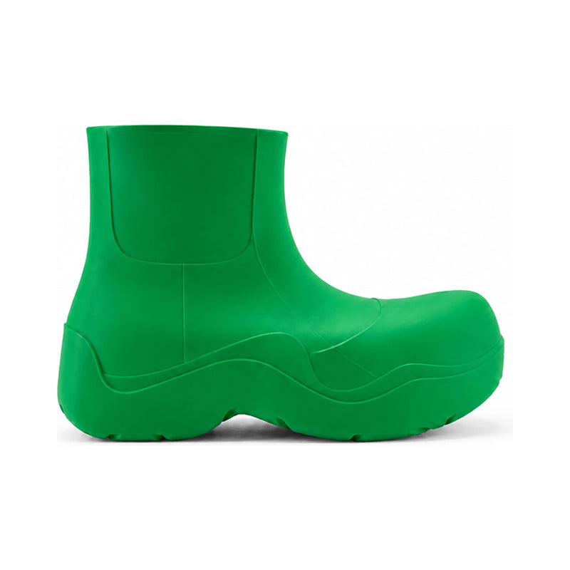 Bottega Veneta Puddle Ankle Boots Men’s Green Rubber Mid Boots