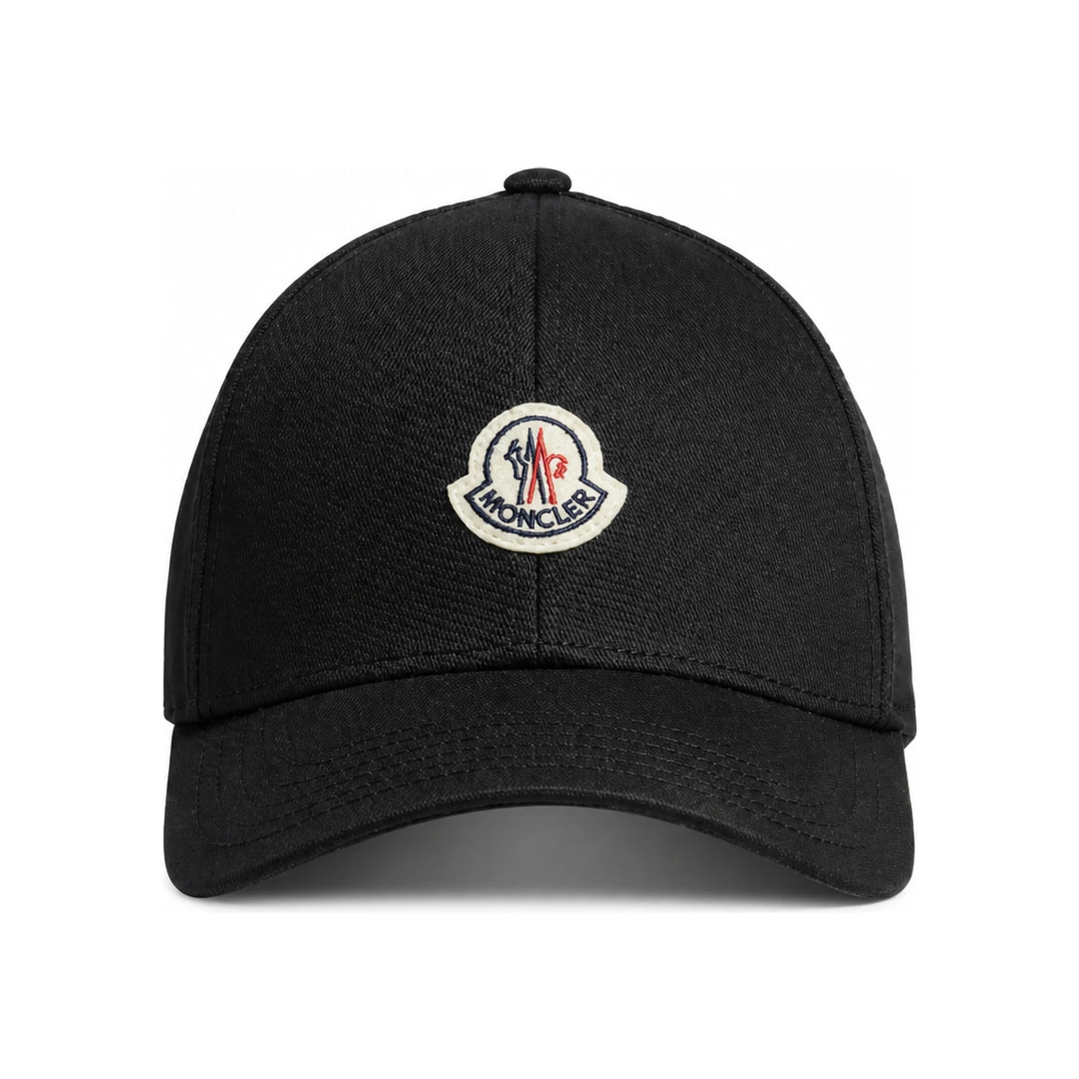 Moncler Black Cotton Baseball Cap