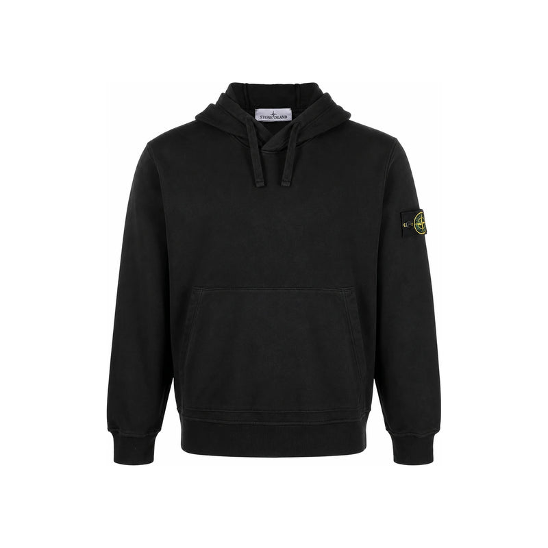 STONE ISLAND Black Cotton Logo Hoodie Sweatshirt Women’ L2S156100062 S0051 V0029