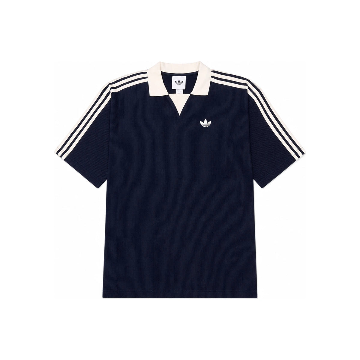 Adidas Waffle Jersey Short Sleeve T-Shirt Navy Unisex KW7473