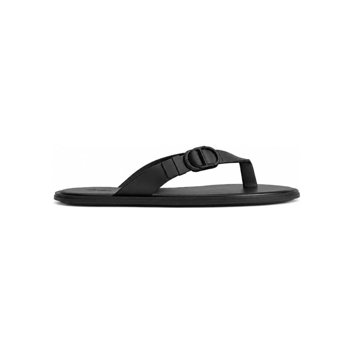 DIOR Dway Riva Rubber Sandals Black 3SA152ACG H900
