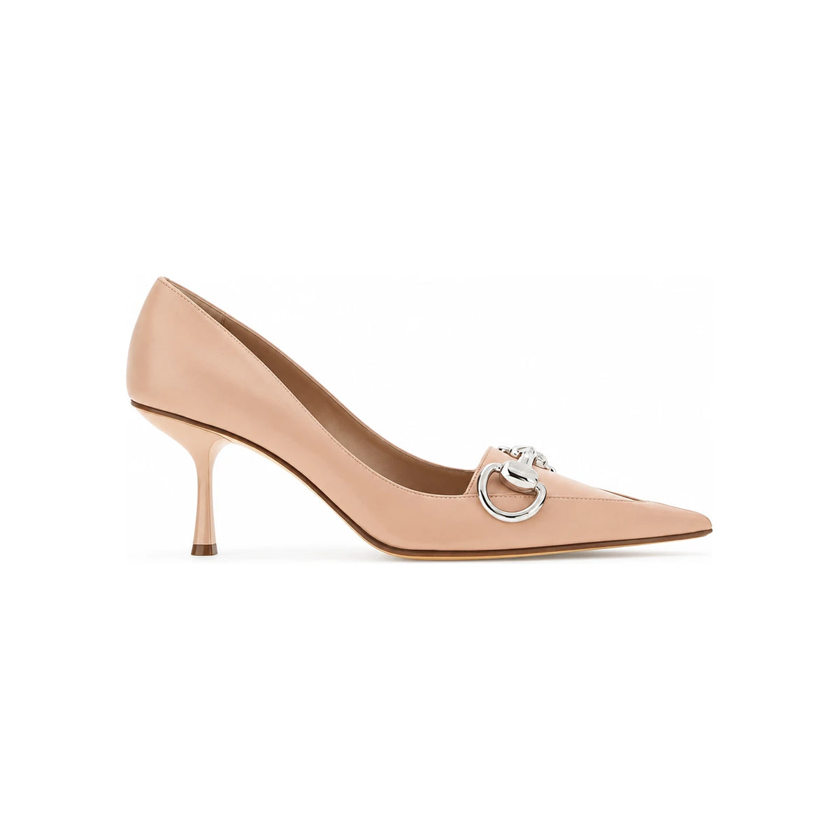GUCCI Leather Strappy Sandals Pink Women’s