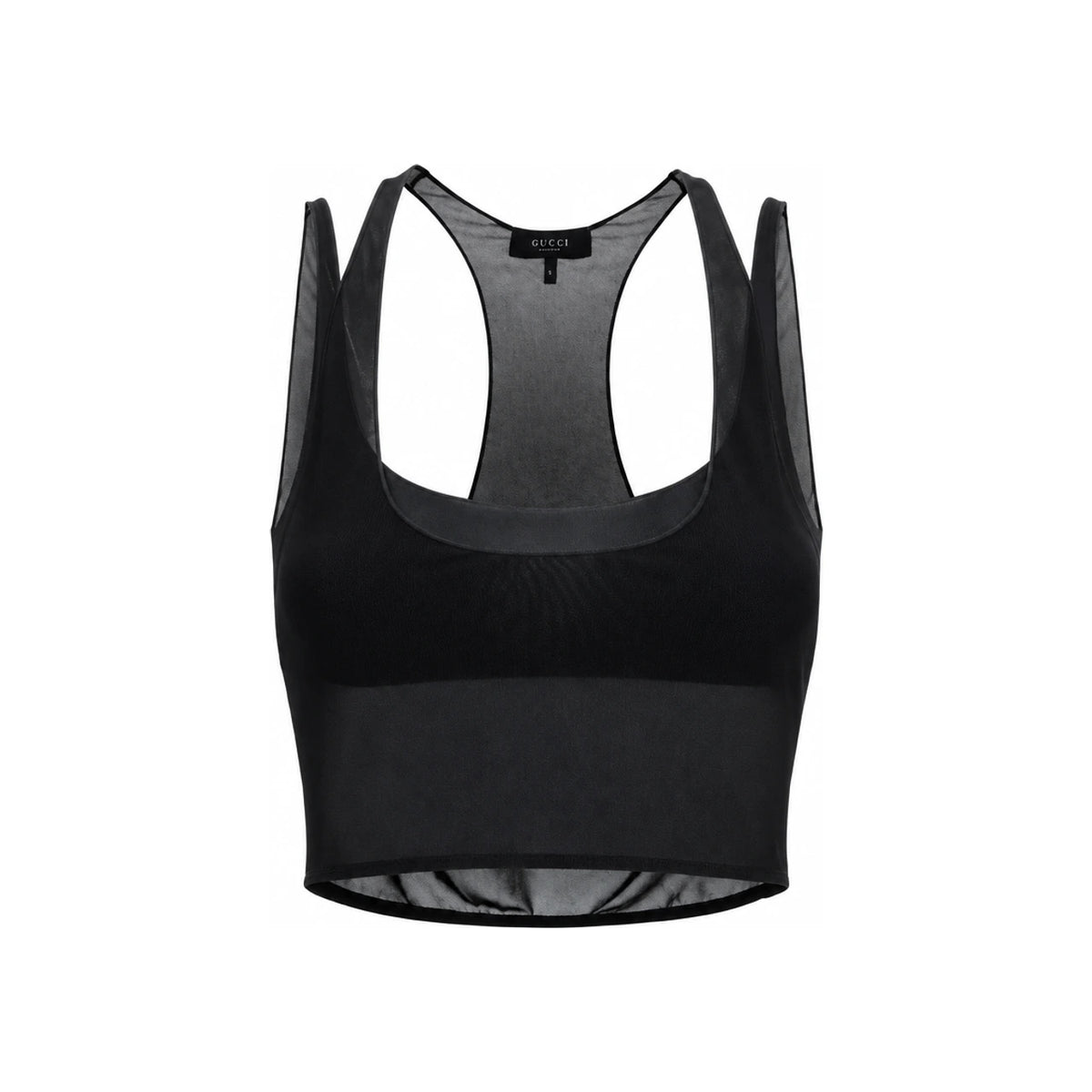GUCCI Black Sleeveless Blouse Shirt
