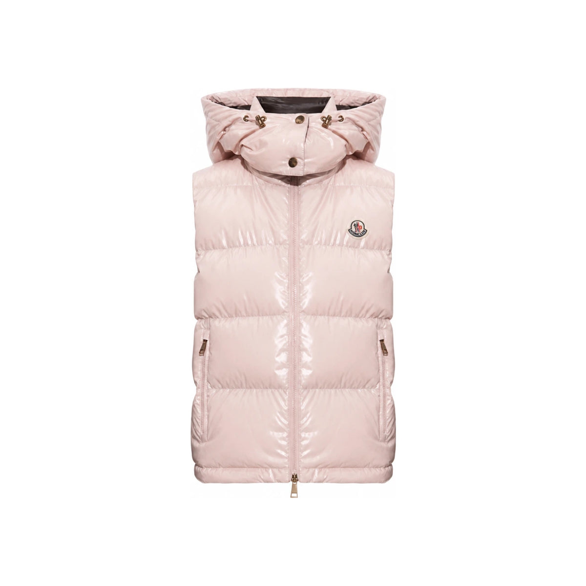 Moncler Black Down Puffer Vest for Women