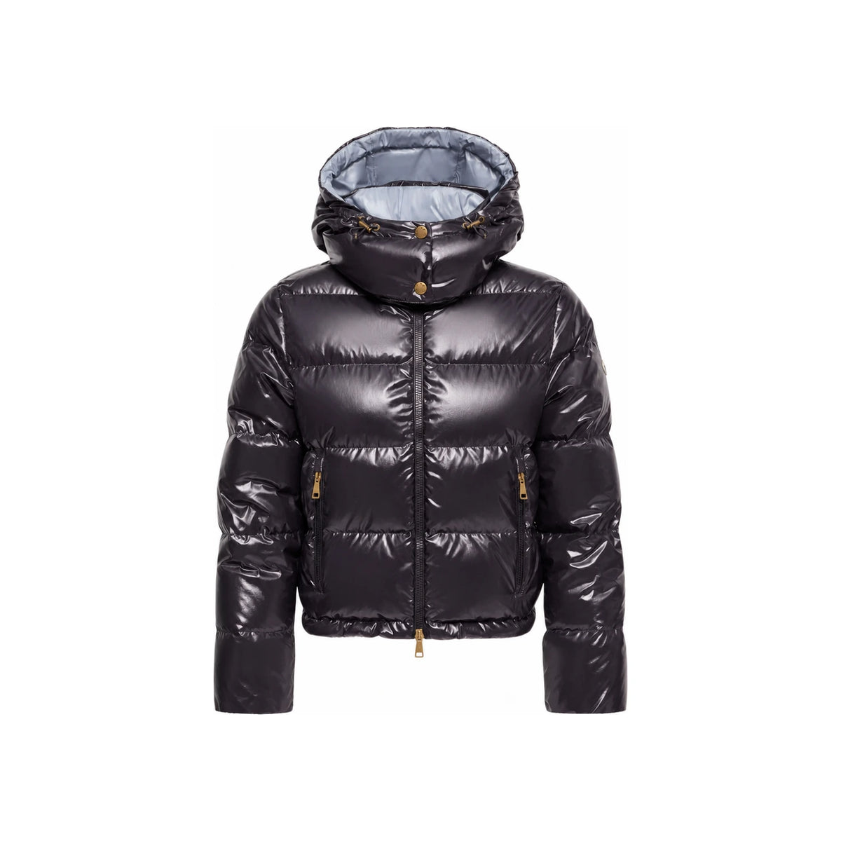 Moncler Women’s Nivèole Hooded Short Down Jacket Navy