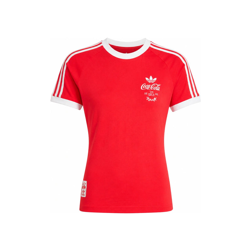 Adidas Short Sleeve T-Shirt for Women KY7558 Vivid Red DOM