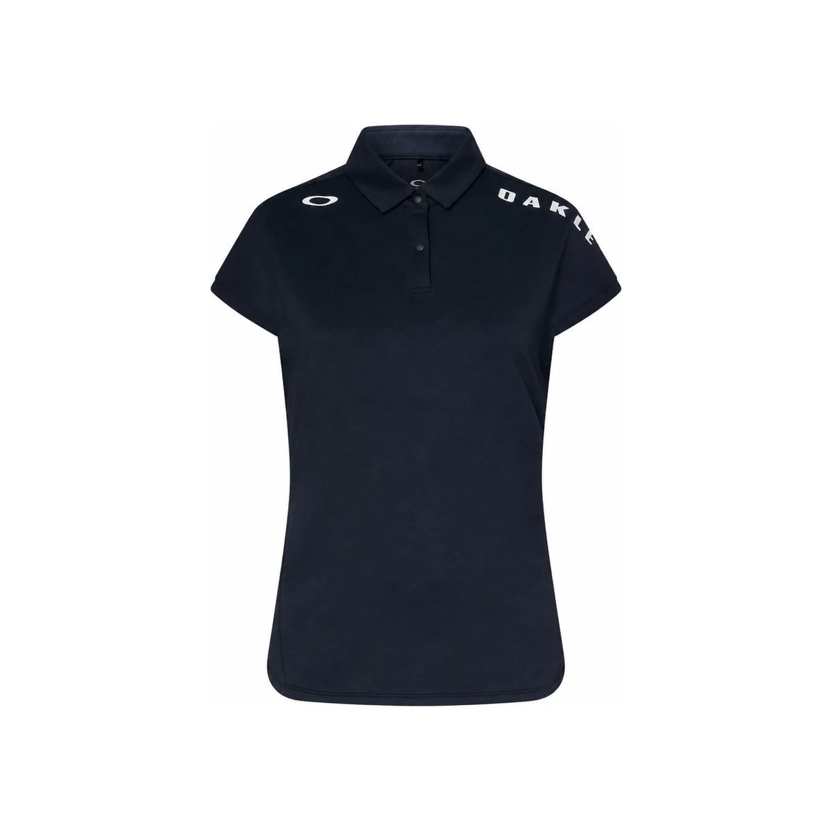OAKLEY Pitch Black Short Sleeve Polo Shirt for Women