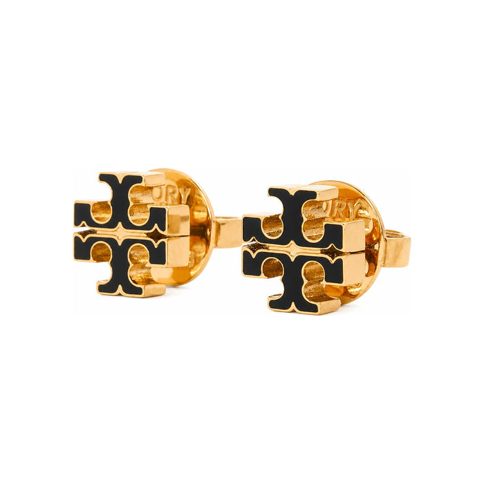 Tory Burch Small Icon Earrings Gold-Tone Studs