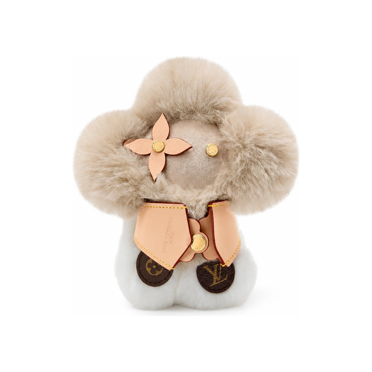 Louis Vuitton Vivienne Hug Beige Bag Charm Key Ring M03468