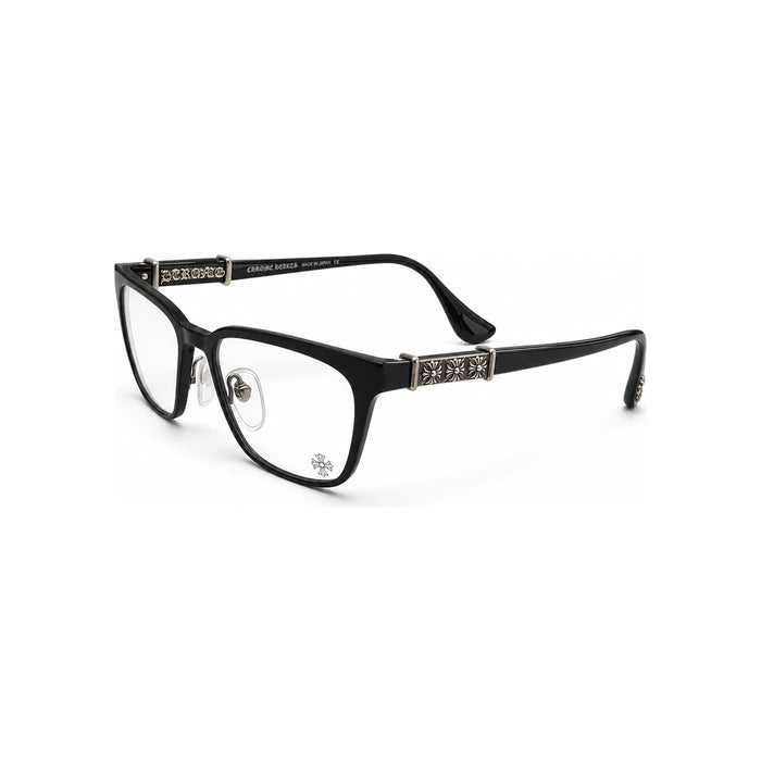 Chrome Hearts Matte Black Silver Accents Eyeglasses Unisex