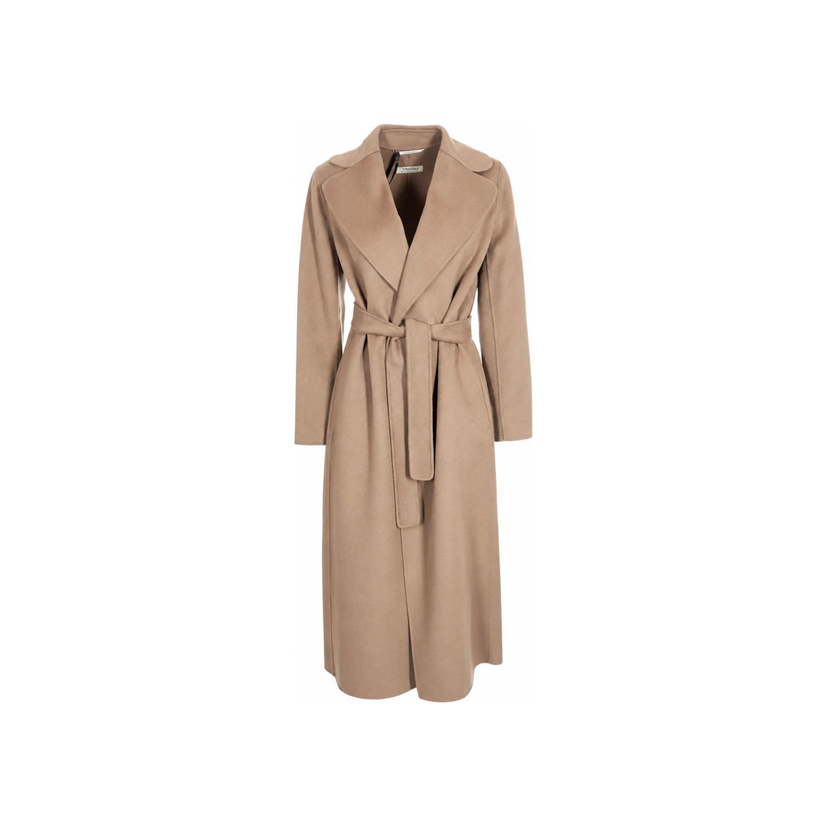 Max Mara Golden Sand Long Wool Coat 2429016043 007