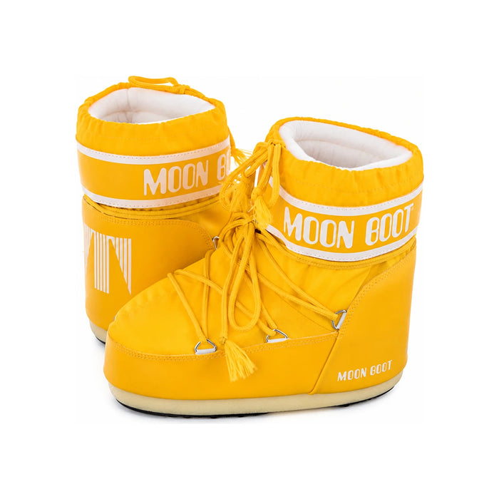 MOON BOOT Yellow Icon Low Snow Boots Men’s Chelsea Style