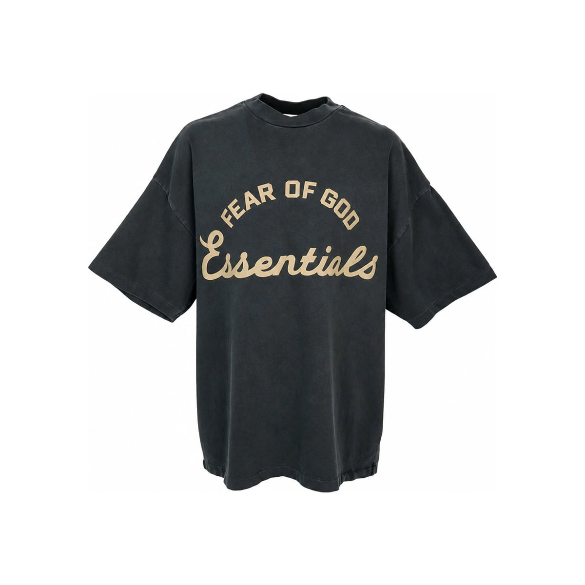 Fear of God Essentials Men’s Short Sleeve T-Shirt Faded Iron