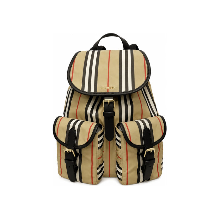 BURBERRY Archive Beige Stripe ENFIELD Medium Backpack 8121465