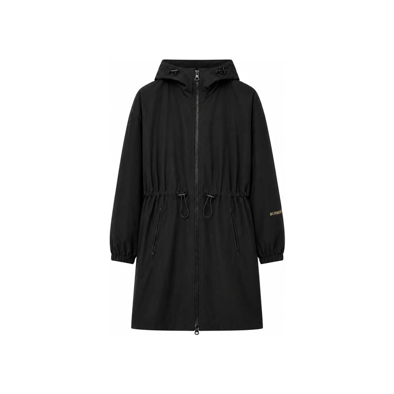 BURBERRY Black Birley Drawstring Hooded Jacket 8113653