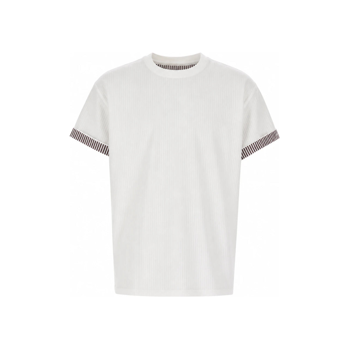 Bottega Veneta Double Layer Stripe Cotton T-Shirt