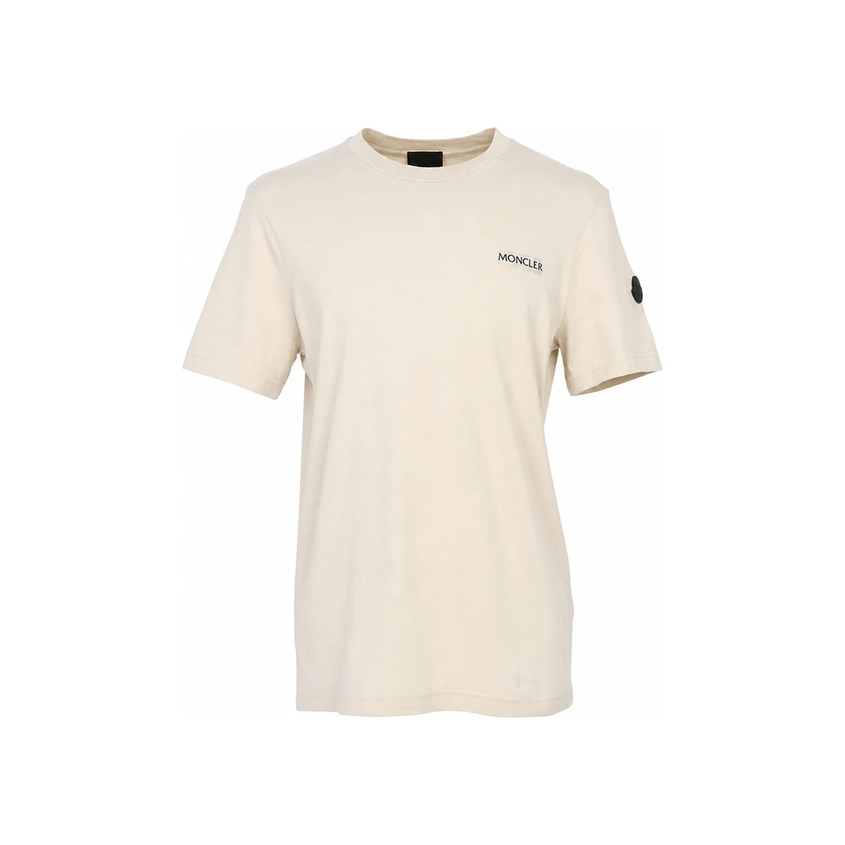 Moncler Men’s Short Sleeve T-Shirt White Cotton Tee