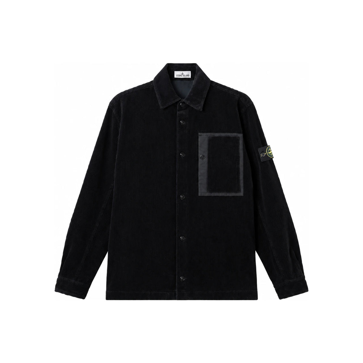 STONE ISLAND Men’s Overshirt Jacket Black