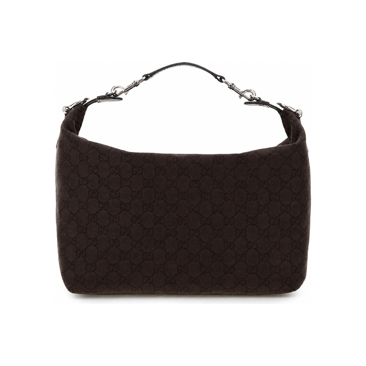 GUCCI Brown Leather Shoulder Crossbody Bag