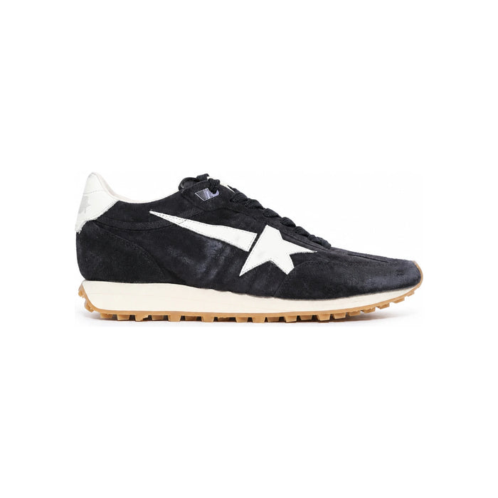 GOLDEN GOOSE Blue Milk Leather Low-Top Sneakers for Men