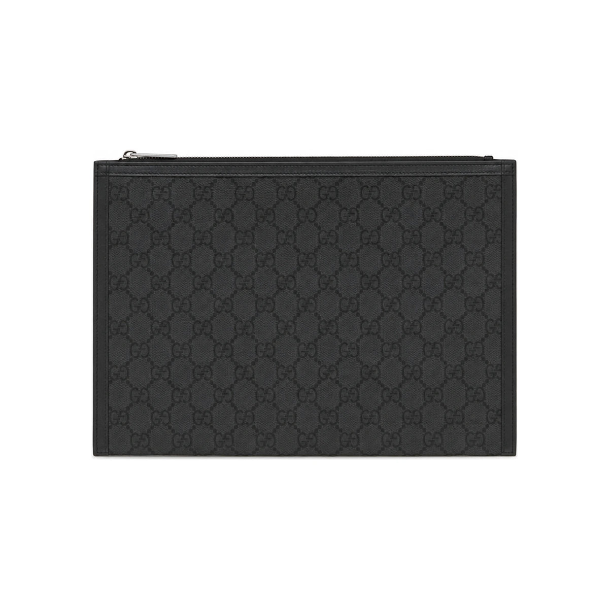 GUCCI Black Leather Clutch Bag