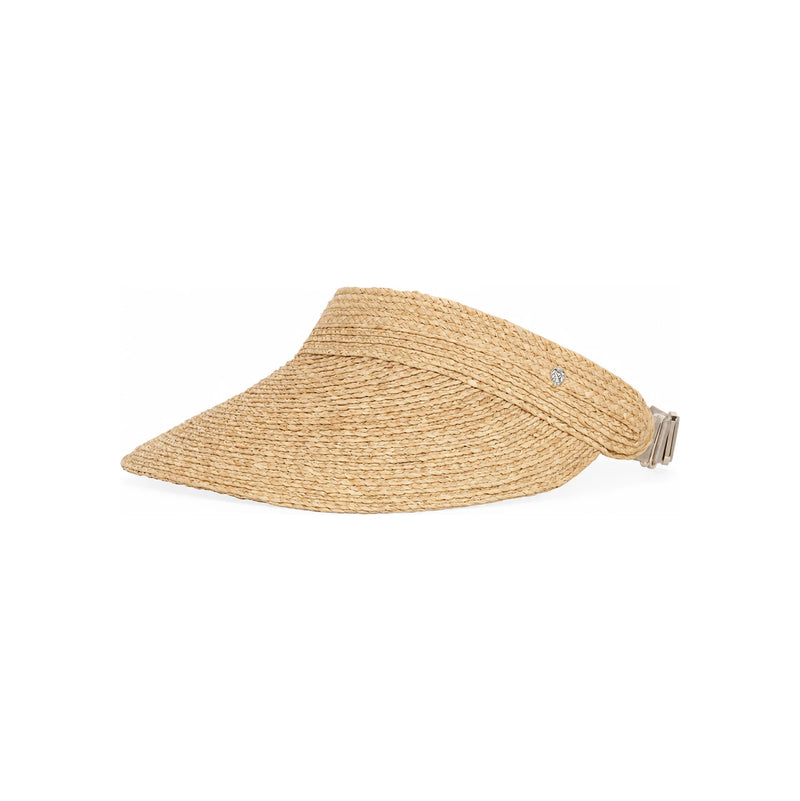 HELEN KAMINSKI Natural Raffia Kristin Sun Visor Hat