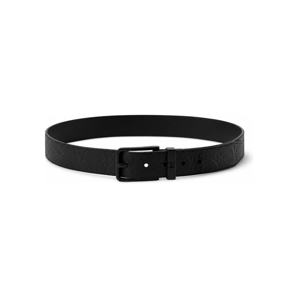 Louis Vuitton Pont Neuf Taurillon Monogram 35mm Belt Black