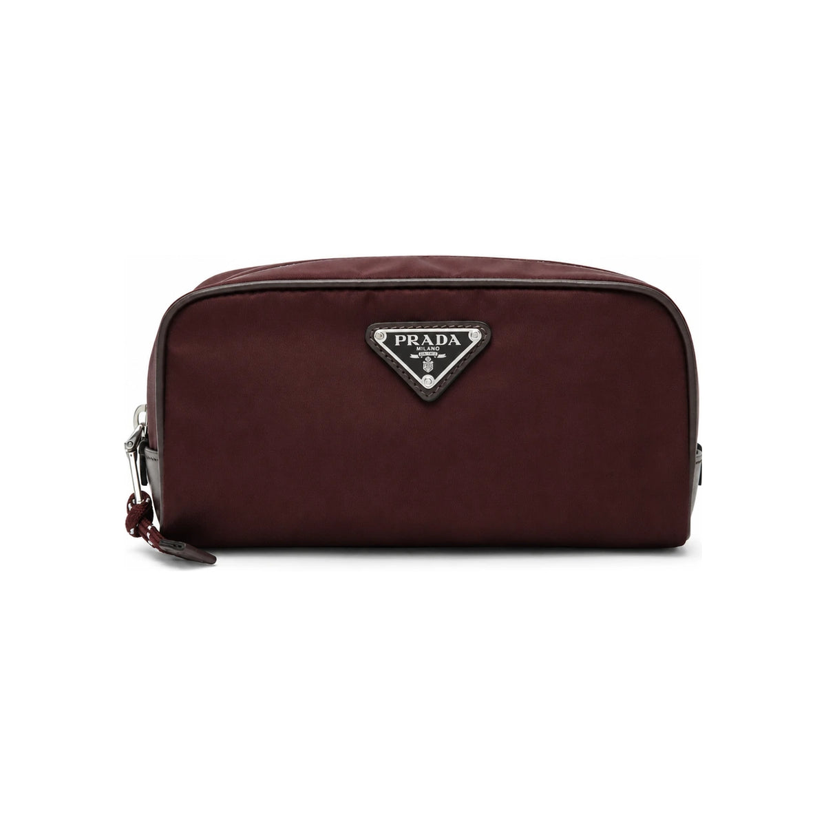 PRADA Nylon Zipper Pouch Black Men's Bag