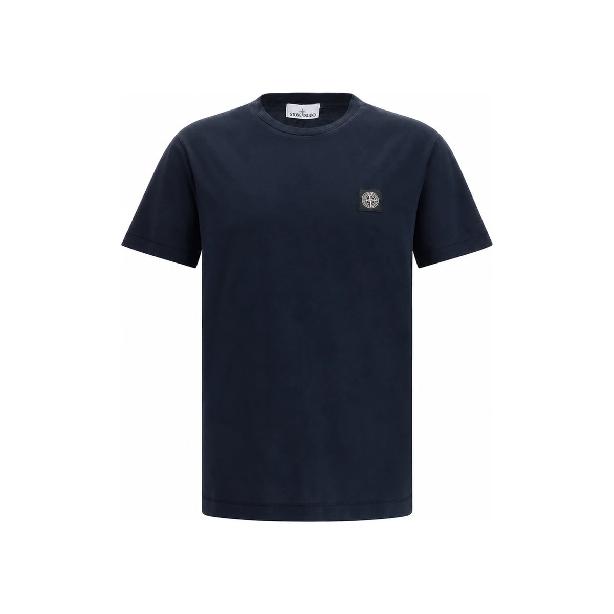 STONE ISLAND Short Sleeve T-Shirt Black Cotton Men’s Top