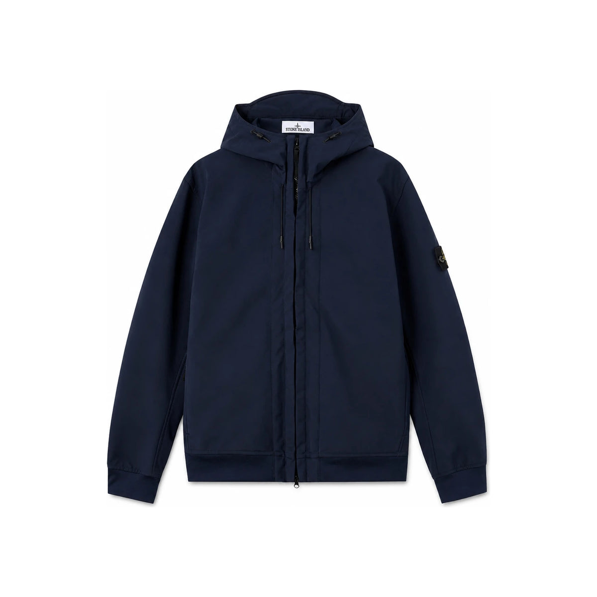 STONE ISLAND Black Nylon Bomber Jacket for Men