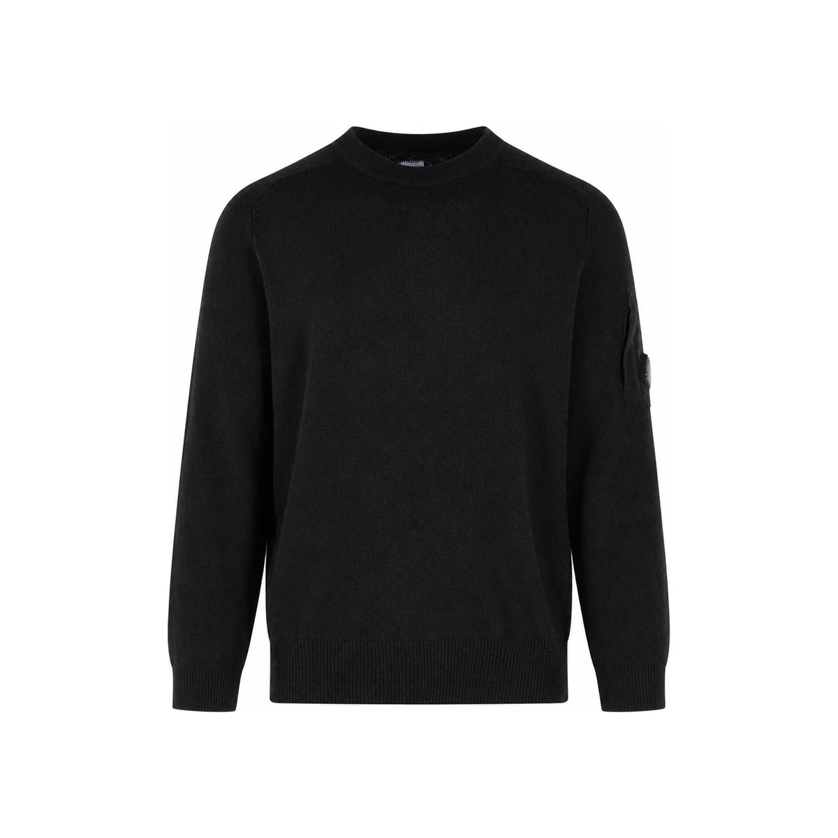 CP Company Lambswool Crewneck Sweater Men Black