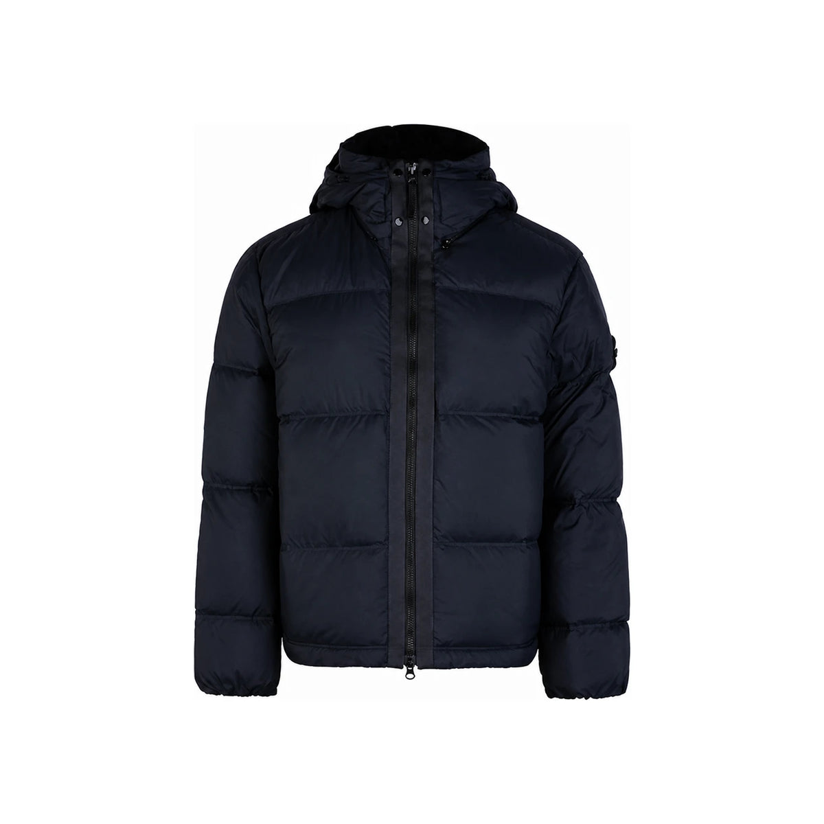 STONE ISLAND Black Down Puffer Jacket for Men