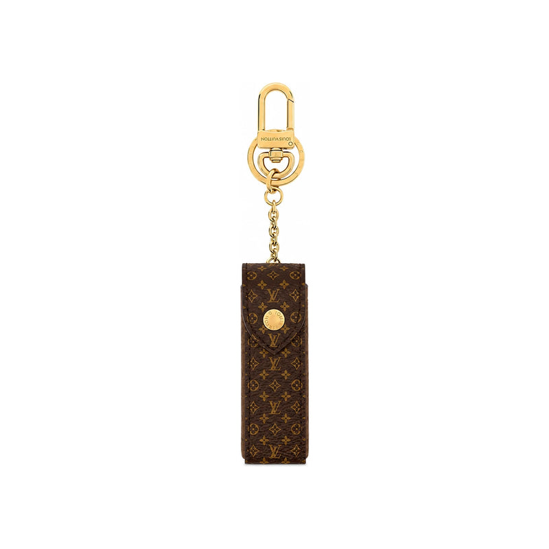 Louis Vuitton Monogram Lipstick Case Keyring M03465