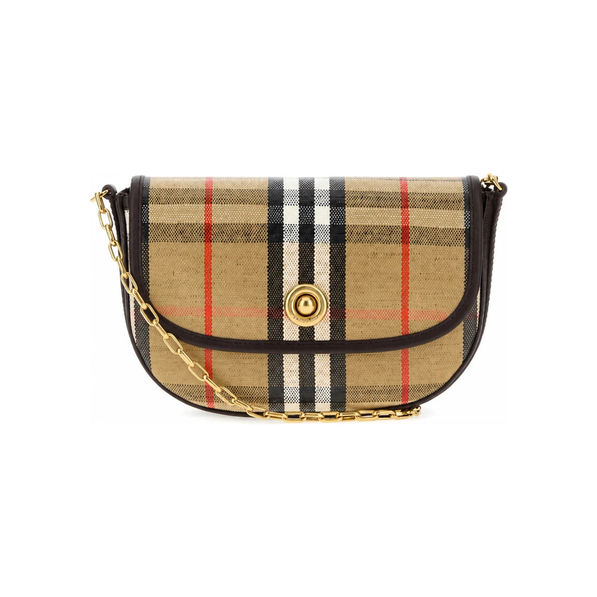 BURBERRY Black Leather Clutch Bag