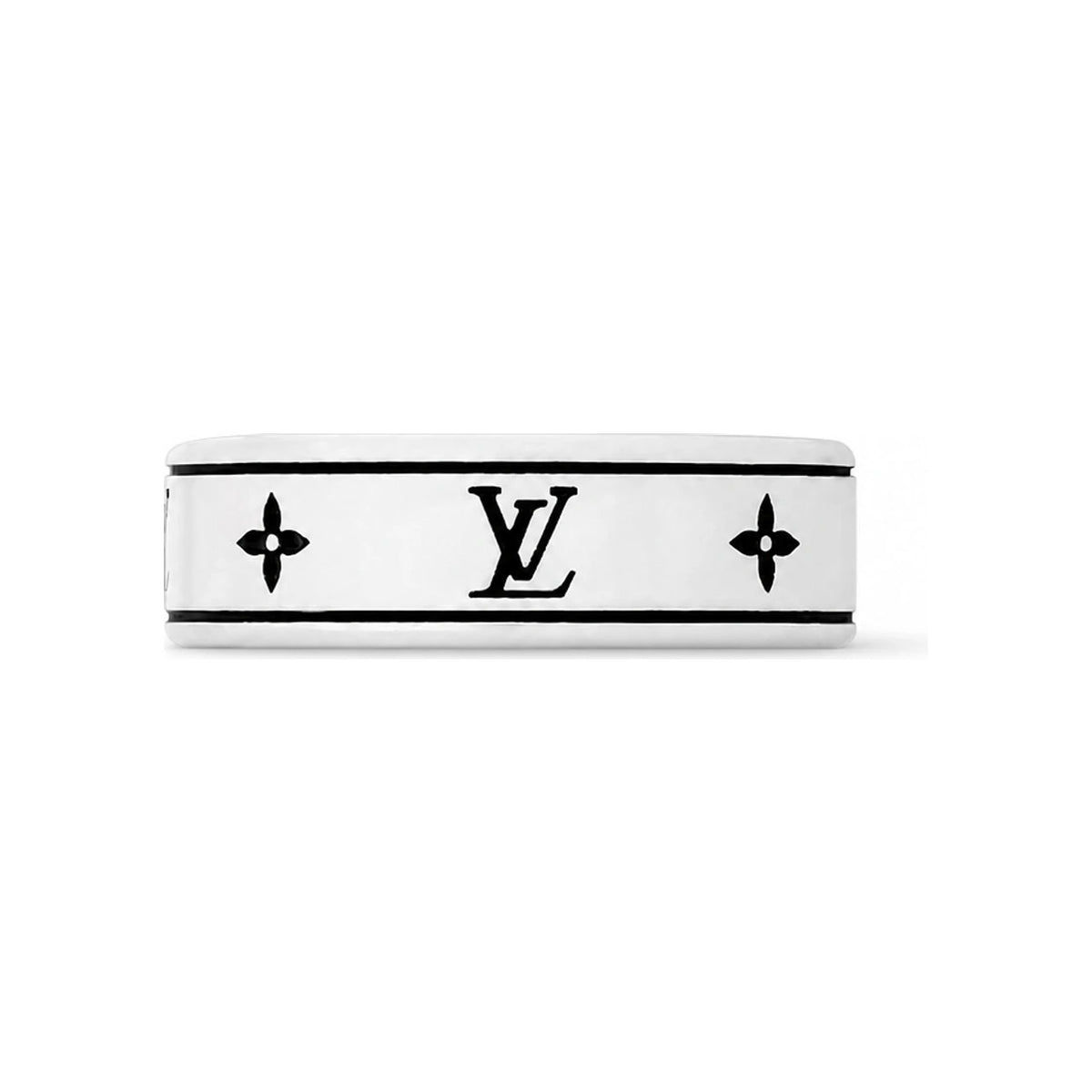 Louis Vuitton LV Spike Ring Silver-Tone 0.6cm Width M1795