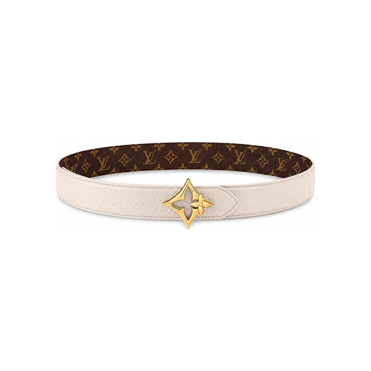 Louis Vuitton LV Flowergram 30mm Reversible Belt Black/Brown Leather M8687
