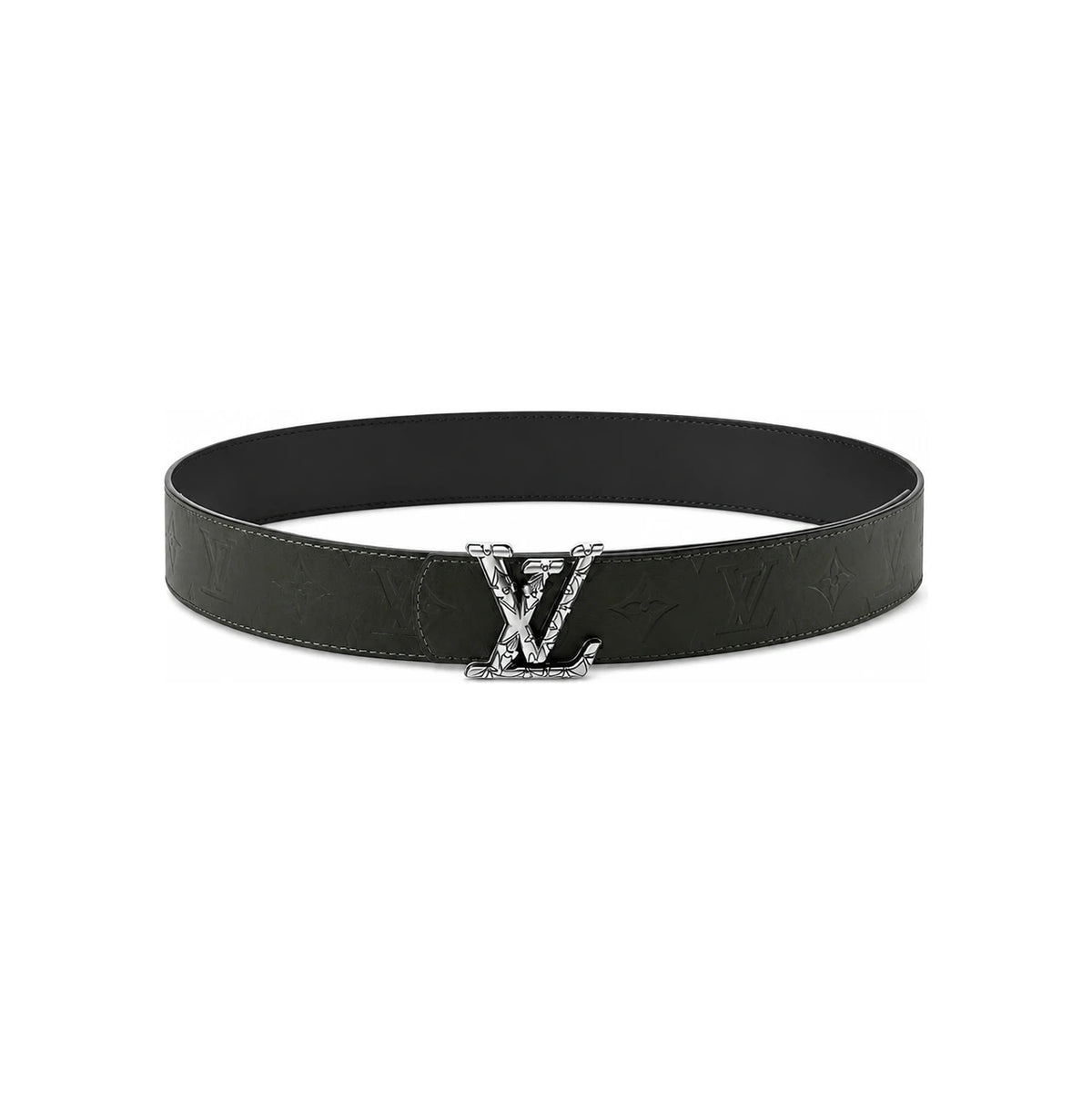 Louis Vuitton LV Dimension Drift Reversible Belt Black Khaki 40mm M4408