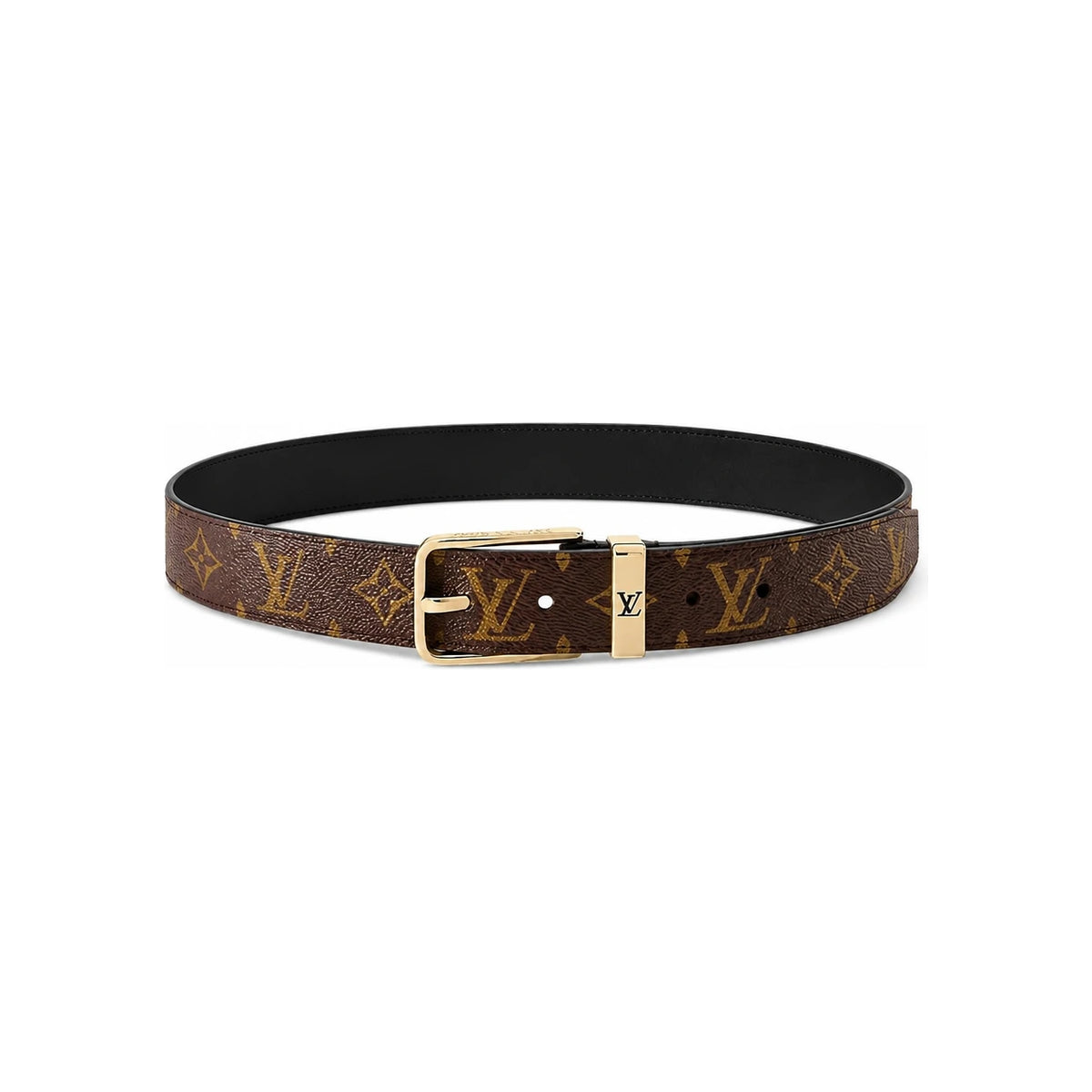 Louis Vuitton Monogram Canvas Pont Neuf 35mm Belt Brown M4584