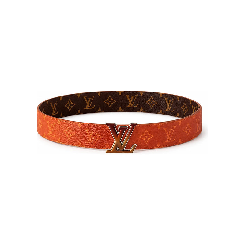 Louis Vuitton Monogram Macassar LV Dimension Sunset 40mm Reversible Belt