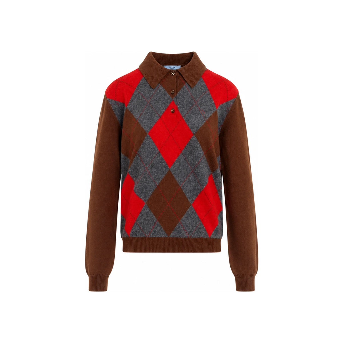 PRADA Wool Knit Cardigan for Women Black