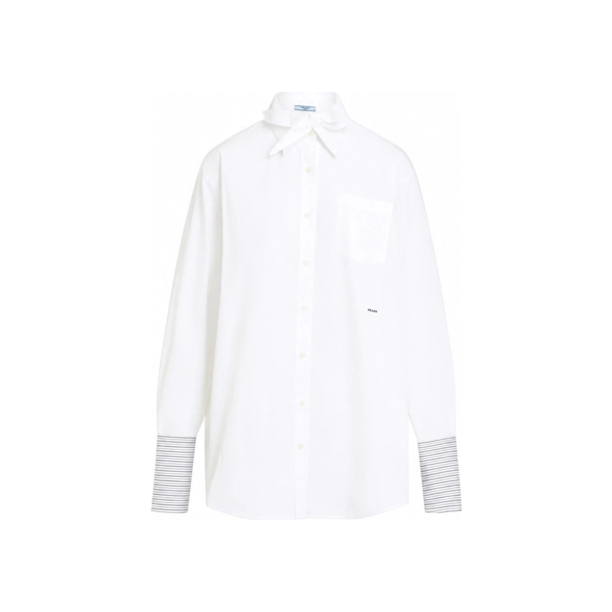 PRADA Black Long Sleeve Button-Up Shirt