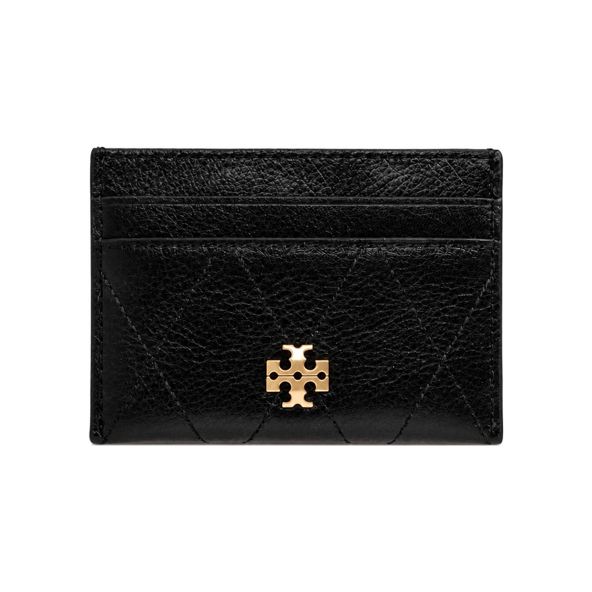 Tory Burch Quilted Charlie Card Case Black 186059 001